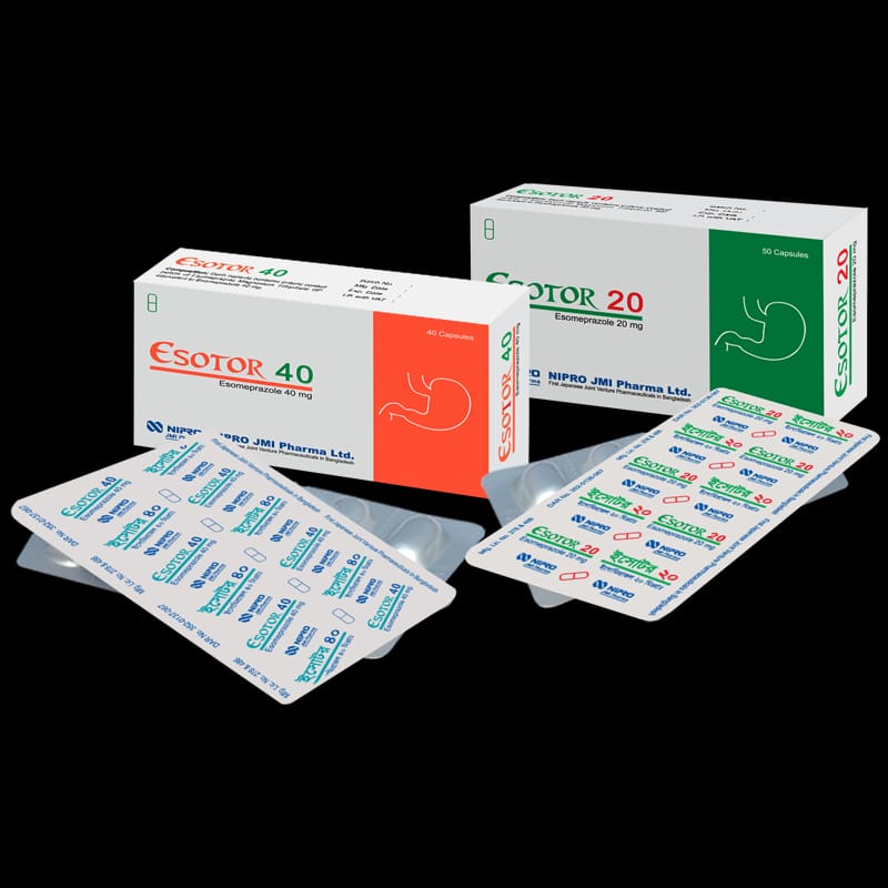 Capsule  Esotor 20mg (50pcs)